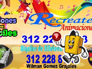 RECREATE ANIMACIONES / ANIMACIÓN DE FIESTAS