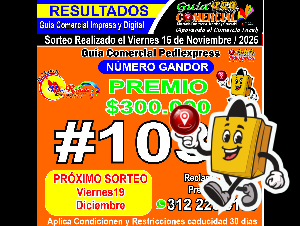 REVISTA COMERCIAL PEDIEXPRESS  TE PREMIA CON $300.000 CADA MES
