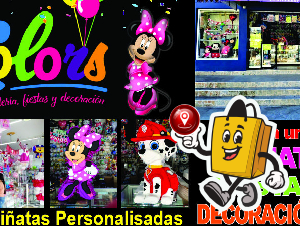 COLORS PIÑATERIA FIESTA Y DECORACIÓN