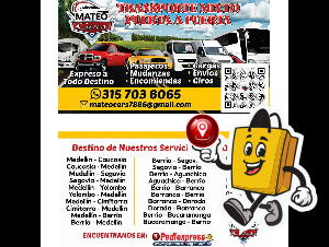MATEO Cars  TRANSPORTE MIXTO PUERTA A PUERTA 