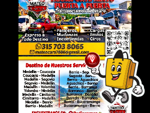 MATEO Cars  TRANSPORTE MIXTO PUERTA A PUERTA 