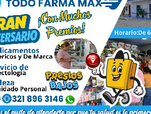 DROGUERÍA TODO FARMA MAX